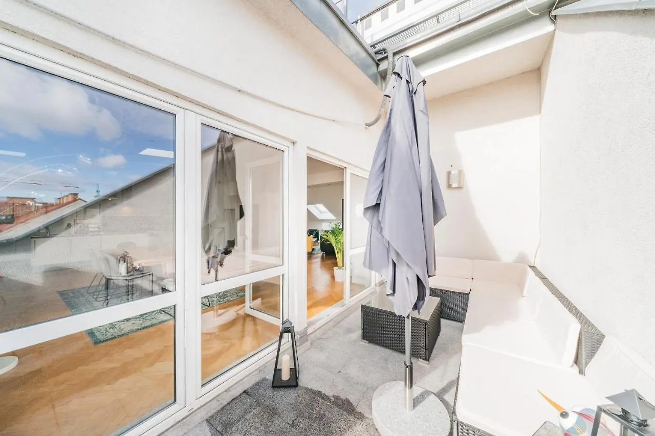 Penthouse Apartment - Sauna - Terrasse - Kamin - Ac Wien