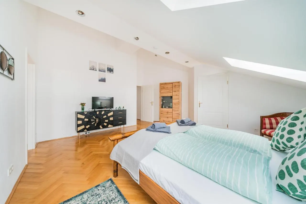 Penthouse Apartment - Sauna - Terrasse - Kamin - Ac Wien