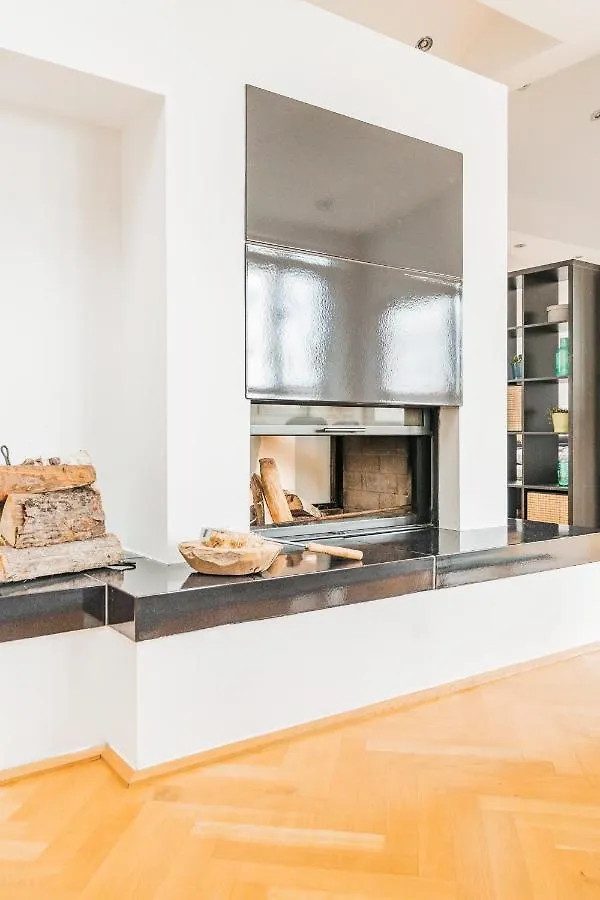 Penthouse Apartment - Sauna - Terrasse - Kamin - Ac Wien