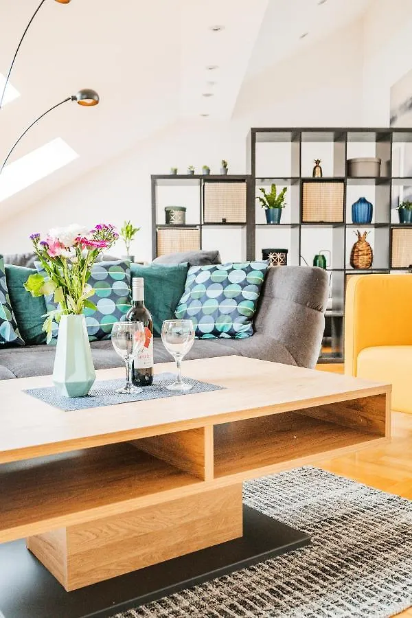 Penthouse Apartment - Sauna - Terrasse - Kamin - Ac Wien